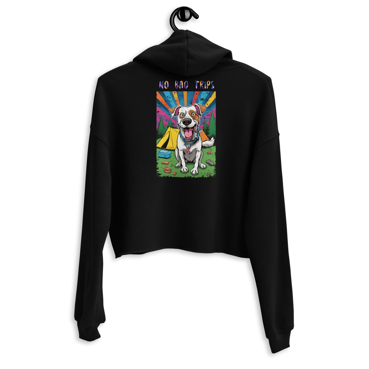 No Bad Trip Crop-Hoodie