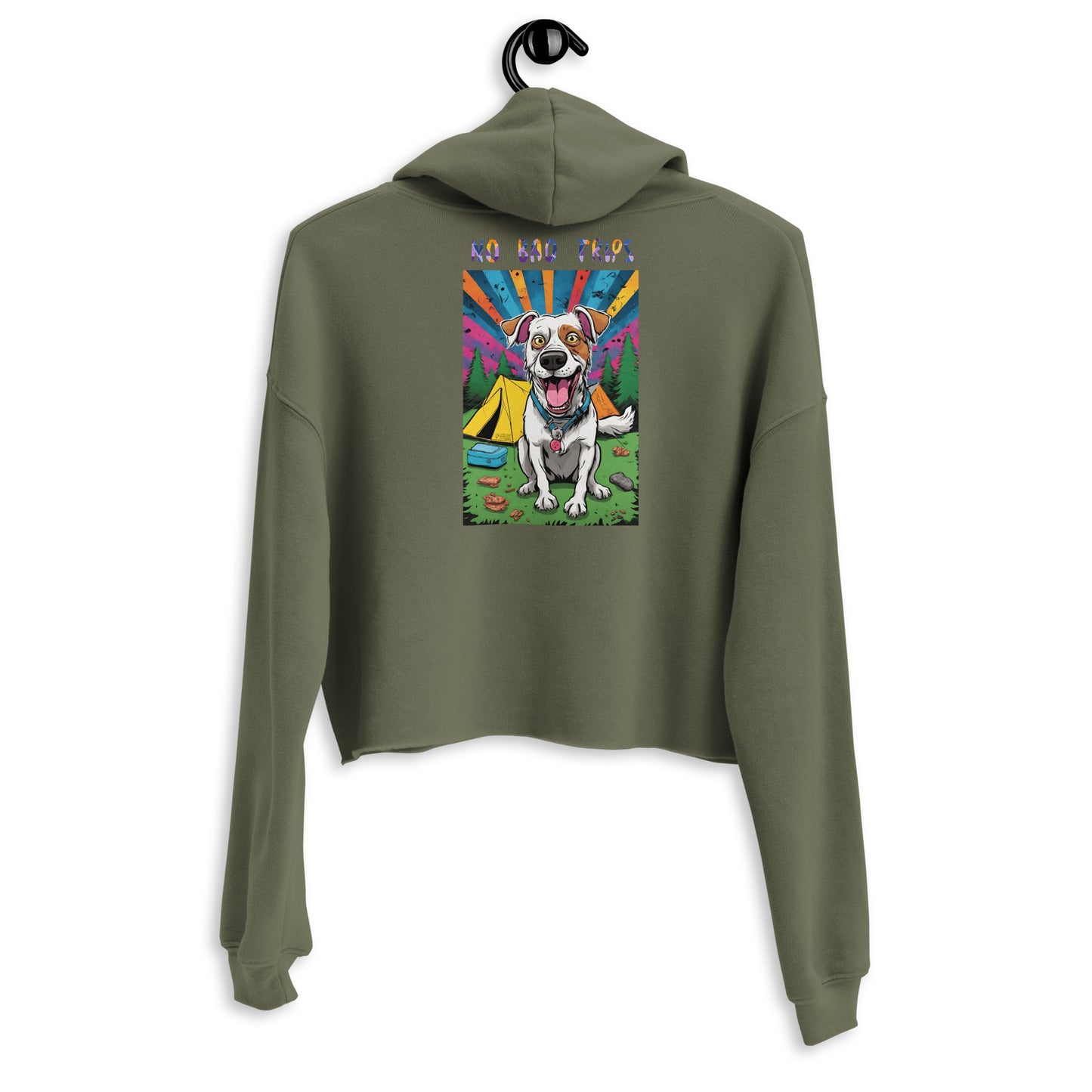 No Bad Trip Crop-Hoodie
