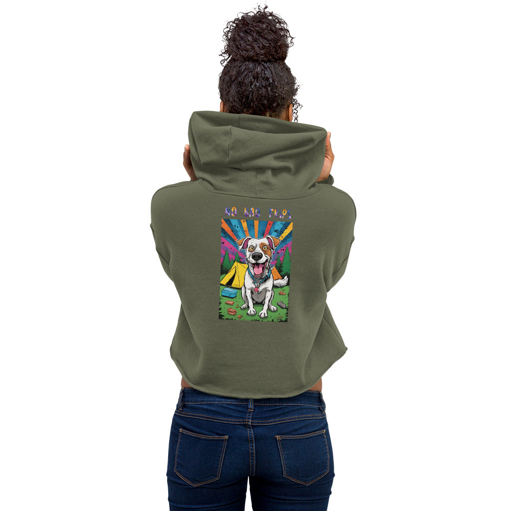 No Bad Trip Crop-Hoodie