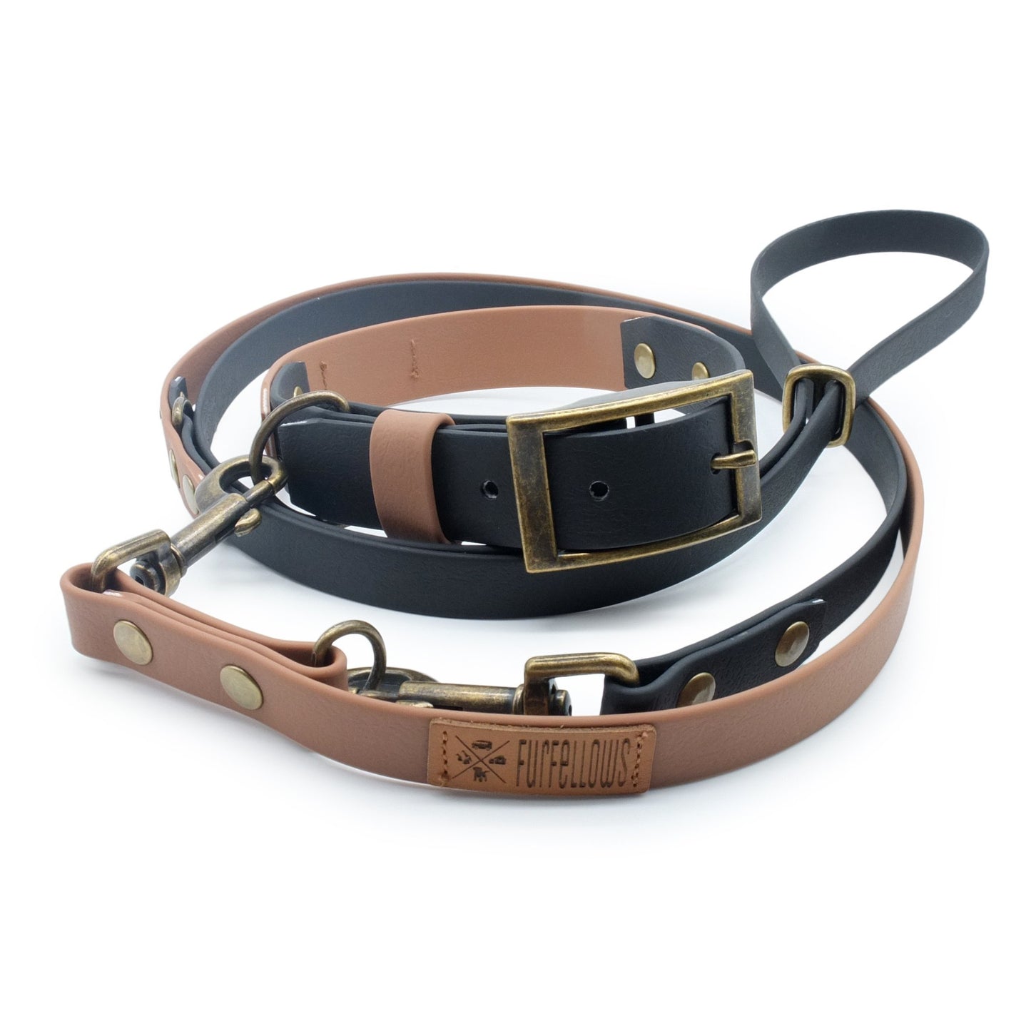 Halsband und Leine Set aus Biothane von Furfellows. Hunde-Halsbänder und Leine Set aus Biothane, handgefertigte Biothane Hunde-Leinen Brustgeschirre & Halsbänder,Halstücher, Partnerlooks für Hund & Halterin von Furfellows | Dein Onlineshop für handgefertigte Hundeaccessoires