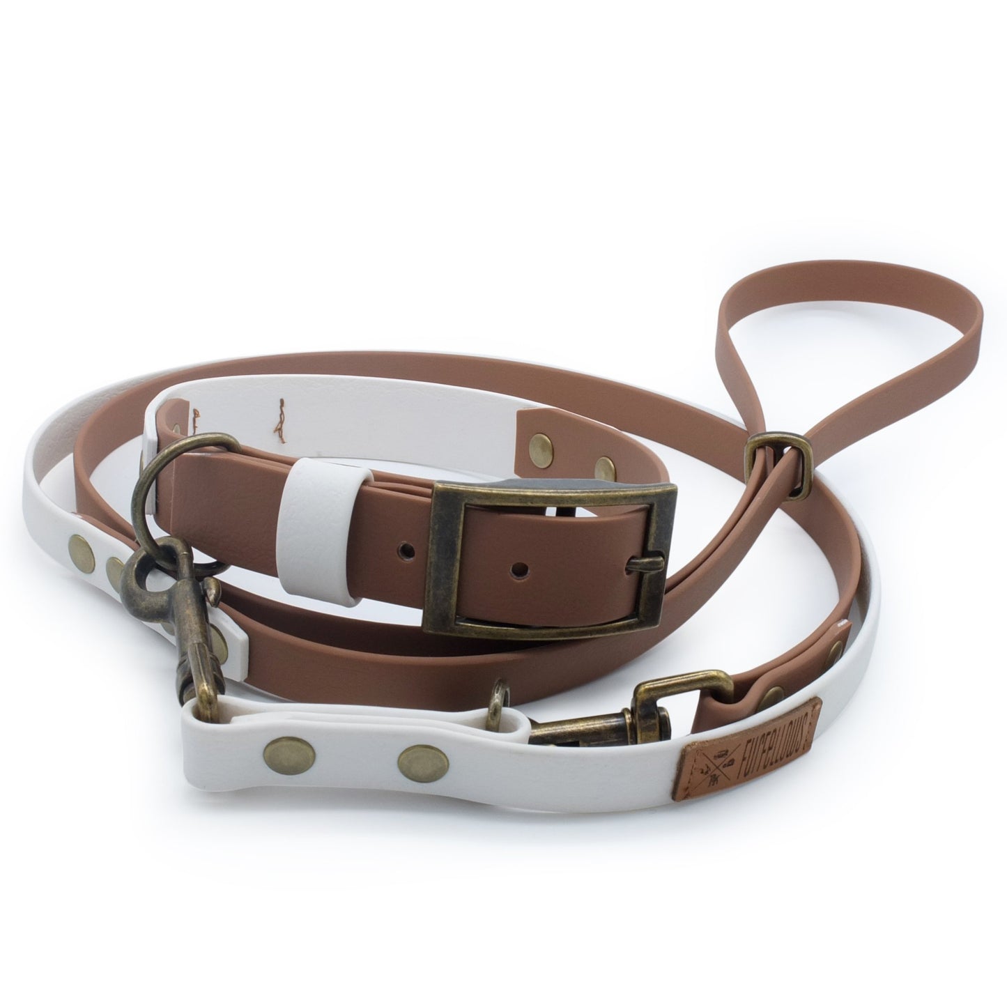 Biothane Halsband und Leine Set für Hunde. Hunde-Halsbänder und Leine Set aus Biothane, handgefertigte Biothane Hunde-Leinen Brustgeschirre & Halsbänder,Halstücher, Partnerlooks für Hund & Halterin von Furfellows | Dein Onlineshop für handgefertigte Hundeaccessoires